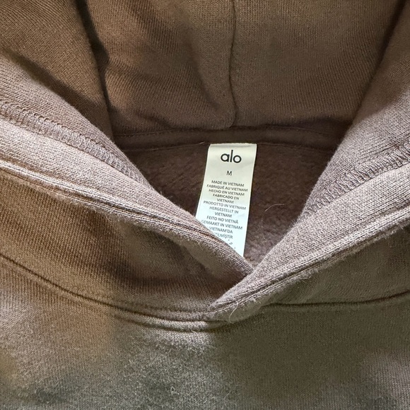 Alo yoga Make Waves Hoodie espresso tonal medium - Picture 13 of 13